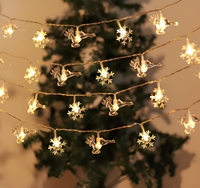 10M 80LED Weihnachtsglocken-Tannenzapfen-Stern-Lichterkette USB-betrieben Warmweiß Schlafzimmer Baum Hochzeit Party Dekoration