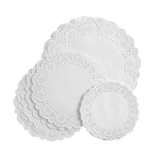 Tapete de papel desechable de grado alimenticio, tapete de mesa de papel desechable de Color blanco con estilo personalizado