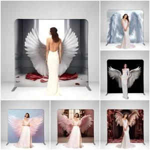 Spannrahmen Studio Stoffständer Tragbare Fotobox-Rückwand Messe-Hintergrundbanner für Veranstaltungen - Product Image 2