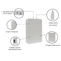 500ml parfum plus frais tenture murale diffuseur d'arôme Machine application intelligente diffuseur d'huiles essentielles à piles diffuseur de parfum