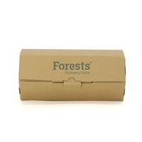 Caja de Embalaje Hexagonal de Cartón Kraft Marrón Redonda Personalizable con Logotipo a Bajo Precio