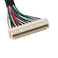 Câble LVDS personnalisé à 20 broches pour écran LCD industriel, moniteur, faisceau de câblage haute vitesse, OEM, moto, automobile