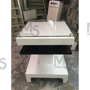Mesa de salón de uñas portátil de alta calidad blanca moderna personalizable para Diseño de Interiores hoteles centros comerciales Gimnasio-fábrica al por mayor - Product Image 4