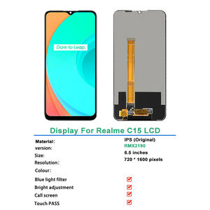 Écran LCD 6,5'' pour Oppo <span class=keywords><strong>Realme</strong></span> C15, écran tactile LCD pour <span class=keywords><strong>Realme</strong></span> C15 RMX2180, écran complet, pièces de rechange - Product Image 4