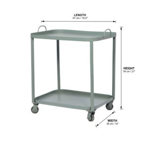 Stylish 2-Layer Metal Bar Cart with 4 <b>Wheels</b> Custom Drinkware Storage Solution <b>for</b> Kitchen Hotel Outdoor Wedding Home Bars - Product Image 5