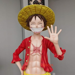 Estatua de Luffy de Gran Tamaño, Figura de Anime de Resina para Exhibición en Centros Comerciales, Decoración del Hogar, Comic Con - Product Image 2