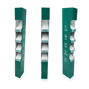 Tùy chỉnh hiện đại có thể gập lại sàn hiển thị các tông đứng cho siêu thị thực phẩm sóng kệ - Product Image 1