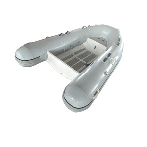 Barco inflable rígido con casco de aluminio marino, costilla de aluminio de 11 pies con tubo de PVC/Hypalon (CE) - Product Image 1