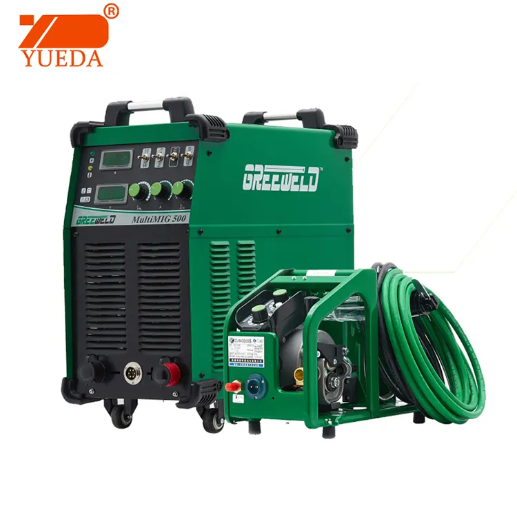 Yueda micro 500 máquina de solda, 380v tig mig co2 inversor elétrico soldador