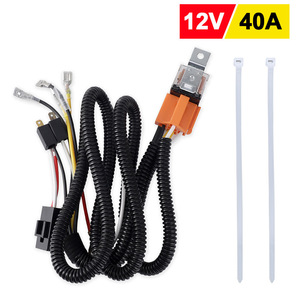 Kit de cableado de relé de bocina de 12V para mejora de coches y camiones con portafusibles y abrazaderas - Product Image 3