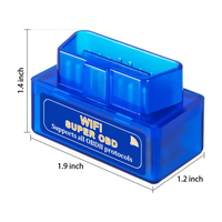 MINI ELM327 OBD2 V1.5 WIFI compatible con Android/IOS/PC compatible con todos los protocolos ODBII herramientas de diagnóstico de coche Detector de fallas Automotrices