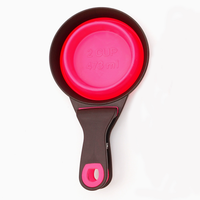 Bols de voyage pliables en silicone écologiques et modernes Milicamp, très demandés, pour chats et chiens, avec clip