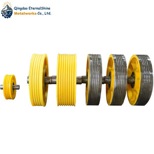 Phụ tùng thang máy ES bán chạy: Bánh xe kéo cáp ngược, cân bằng trọng lượng, dùng cho khách sạn, nhà bếp, siêu thị, cửa ra vào, công viên - Product Image 1