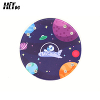 Plateau de jeu multifonctionnel en caoutchouc HLT avec bouton pour jeux de table, accessoires de jeux de société, coins arrondis