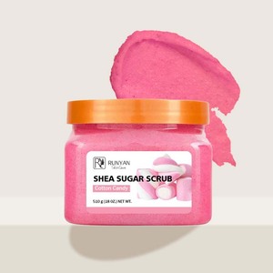 Private Label Turmeric Brightening <strong>Scrub</strong> Exfoliating Dead Skin Body Cream Cotton Candy Shea <strong>Sugar</strong> <strong>Scrub</strong> for Dark Spots - Product Image 1