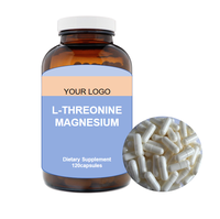 Complément alimentaire de santé à base de L-thréonine et de magnésium, soutien nerveux, santé cognitive, capsules de L-thréonine et de magnésium