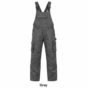 Salopettes de travail en gros pour électriciens et mécaniciens avec tissu durable, couleur, taille et logo personnalisables - Product Image 6