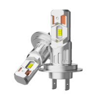 Phares LED universels pour voiture, plug & play, 12V, IP67, étanches, CSP 6500K, mini ampoule H7, puce LED 3570