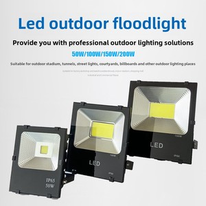 Projecteur LED en aluminium haute luminosité pour usage intérieur/extérieur, étanche IP66, alimentation CA, éclairage d'entrepôt et de jardin WD-FL-12 W - Product Image 5