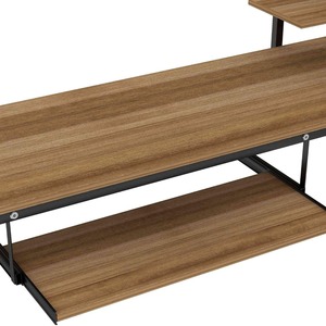 Cama alta multifuncional con mesa, estilo minimalista moderno, para apartamento dúplex pequeño, que ahorra espacio. - Product Image 4