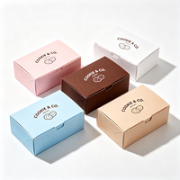 Boîte à biscuits écologique personnalisée avec logo, avec compartiment pour sauce et séparateur, en carton alimentaire, pour boulangerie