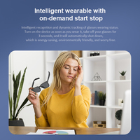 Lunettes audio intelligentes IA avec commande vocale sans fil, design ergonomique, suppression du bruit et lecteur de musique