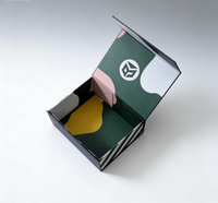 Boîte cadeau en carton ondulé pliable en forme d'avion - Écologique et recyclable pour les fêtes/anniversaires