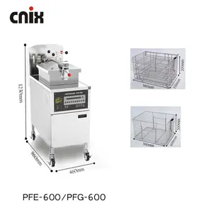 Stainless lpg/natural gas pressure fryer/chicken pressure fryer PFG-600 with oil filter system