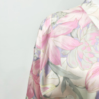 Robe en soie à motifs floraux pour femme, divers motifs de broderie pour les femmes, à porter au printemps et en été
