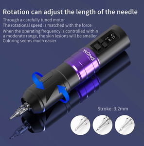 <b>Battery</b> <b>Operated</b> Wireless Rotary Tattoo Machine Pen Rechargeable Tattoo Gun for Professional Artists Body Art Studio - Product Image 4