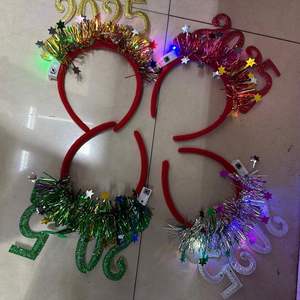 Serre-tête lumineux LED 2025 – Bandeau lumineux pour fête du Nouvel An, décoration de Noël et cadeau - Product Image 4