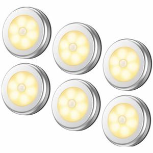 Lámpara LED Inalámbrica con Sensor de Movimiento para Armario, Funciona con Batería, Luz Nocturna para Gabinetes Pequeños, Modelo Lotus - Product Image 1
