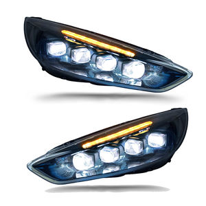 Gruppo dinamico della lampada frontale del faro a LED per <span class=keywords><strong>FORD</strong></span> <span class=keywords><strong>Focus</strong></span> 2015 2016 2017 <span class=keywords><strong>2018</strong></span> luce anteriore con luce di marcia diurna - Product Image 1