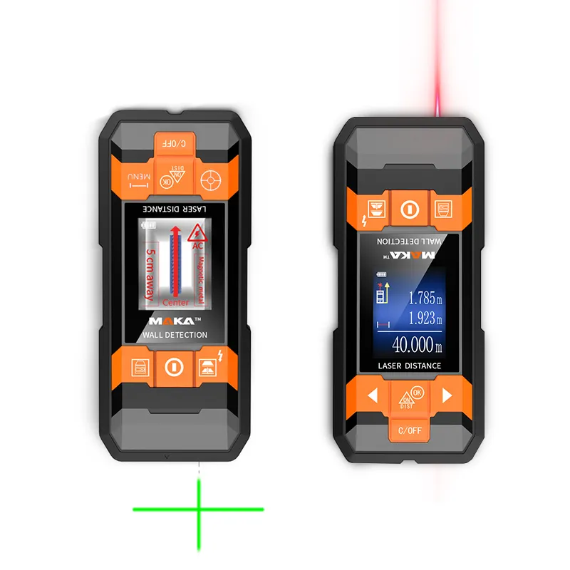 MAKA multi-functional wall detect scanner stud finder with laser level