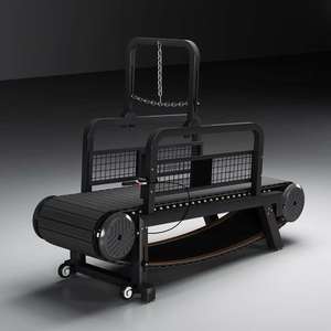 Tapis roulant manuel pour chien avec cadre en acier et bande de course en tapis pour chiens de taille moyenne à grande, non électrique, étanche, entraîneur d'agilité - Product Image 2