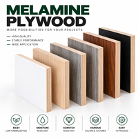 Panneau de contreplaqué mélaminé à grain de bois 1220x2440mm, panneau décoratif pour meubles, armoires et étagères