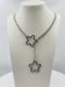 Collier ras-de-cou lune étoile doré tendance, style punk gothique chaîne cubaine réglable Y, collier mode chaîne