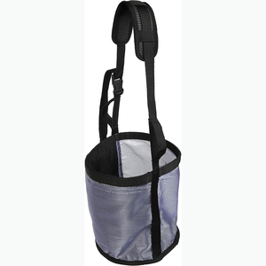 Free sample Horse Feed Bag Comfort Breathable Mesh Feed Bucket Heavy Duty Feed Bag with <b>Adjustable</b> <b>Strap</b> and Waterproof Bottom - Product Image 1