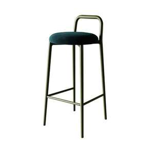 Taburetes de Bar Modernos con Estructura Metálica, Asientos Acolchados y Respaldo Curvo para Islas de Cocina y Bares - Product Image 4