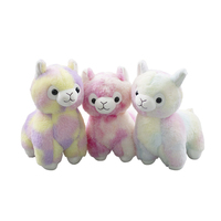 Boneka Alpaca Lucu Super Lembut yang Dapat Disesuaikan, Bordir, Pereda Stres, Unisex, Hadiah Baby Shower untuk Balita