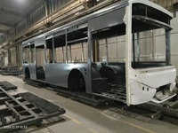 Usine chinoise Voiture électrique Bus squelette MPV Carrosserie Structure en acier Nouvel état avec portes en acier Fabricant de ferronnerie