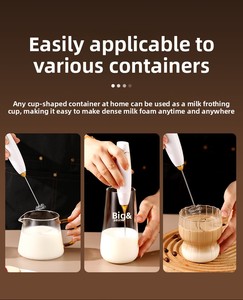 Mousseur à <span class=keywords><strong>lait</strong></span> électrique portatif personnalisé avec logo OEM, rechargeable, pour la création de mousse à café, pour l'art latte, utilisation par les baristas - Product Image 6