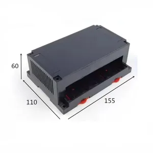 China Customized Plastic Din Rail Enclosure Plc Box Manufacturer supplier CIC15 industrial control box 155*110*60mm