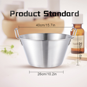 Cazo de Acero Inoxidable DaoSheng OEM para <span class=keywords><strong>Carnitas</strong></span> Mexicanas, Cocina a Gas, Estilo Mexicano, para Cocinar Cerdo Desmenuzado - Product Image 3