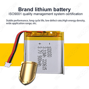 Oem 103030 3.7v 900mah סוללת ליתיום פולימר ליתיום פולימר ליאון חשמל מקור אנרגיה מתחדשת - Product Image 4