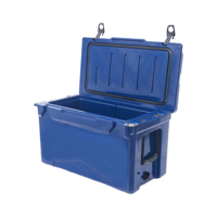 Glacière marine moderne isolée, résistante aux chocs et étanche avec poignée pour la pêche en mer, la navigation de plaisance et les conserves alimentaires - Écologique, maintien de la glace pendant 5 jours