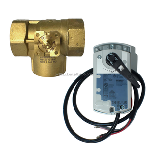 <span class=keywords><strong>Vanne</strong></span> à boisseau sphérique électrique à trois voies en laiton <span class=keywords><strong>SIEMENS</strong></span>, type T, 220V 24V, IP54, étanche, interrupteur électrique, OEM personnalisé, PN25/PN40, média aqueux - Product Image 5