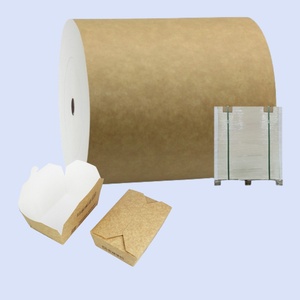 Papier de spécialité à dos kraft enduit d'argile <span class=keywords><strong>CCKB</strong></span> Caractéristique étanche pour boîtes à emporter - Product Image 3