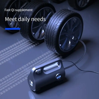 150psi Noir Numérique Gonfleur De Pneu DC 12V Filaire Mini Électrique Smart Voiture Pneu Pompe À Air 150 PSI Portable Compresseur D'air pour voiture