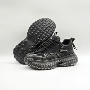 Empire Pipe Zapatillas deportivas gruesas para hombre con punta redonda y cordones, transpirables, con suela de goma, zapatos deportivos de moda - Product Image 4